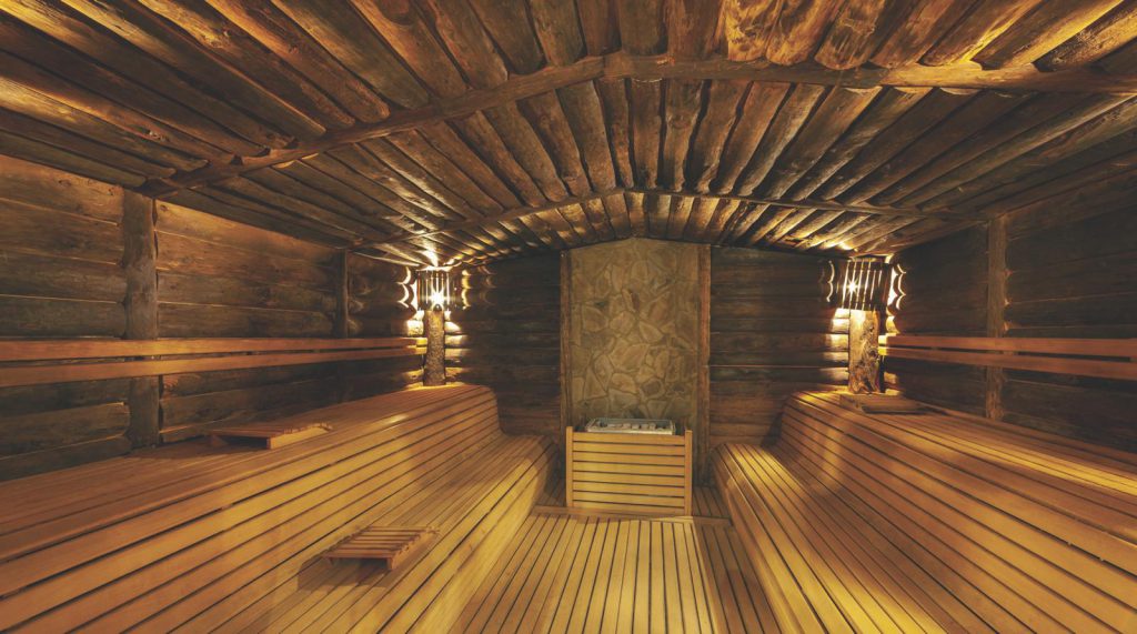 Sauna imalatı tamamlanmış projelerden biri